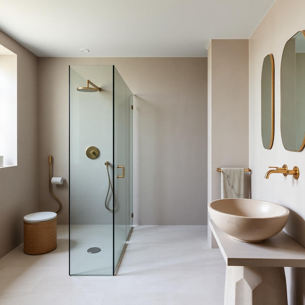 Luxury bathroom renovation by Falcon Property Services