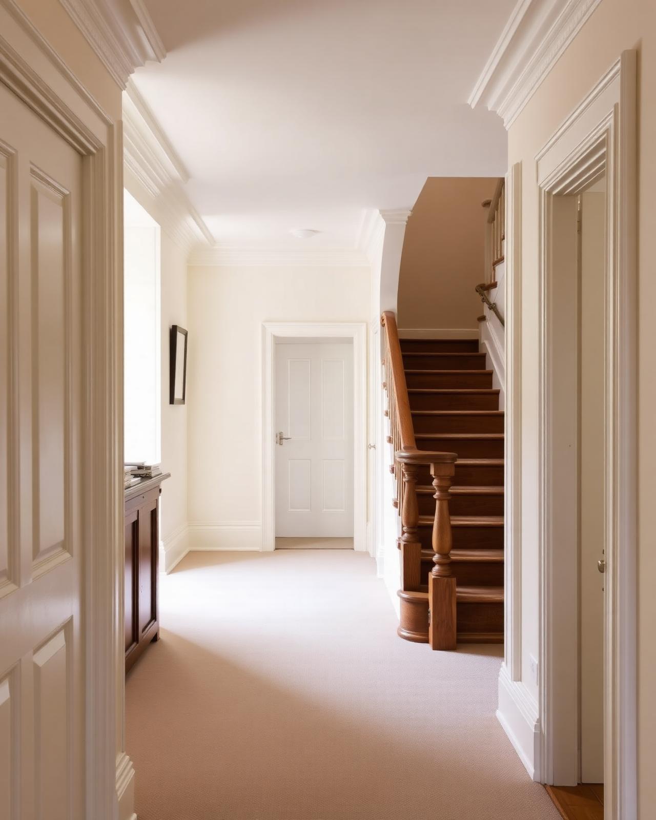 Refurbished hallway